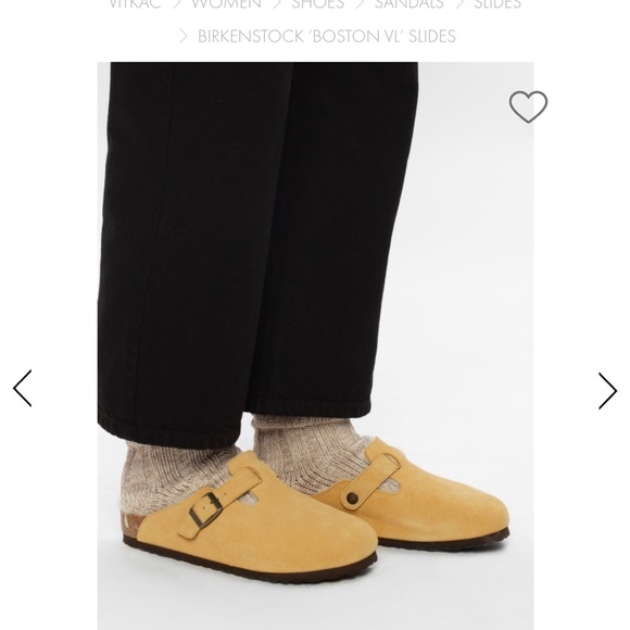 Birkenstock Shoes Birkenstock Boston Vl Yellow Mustard